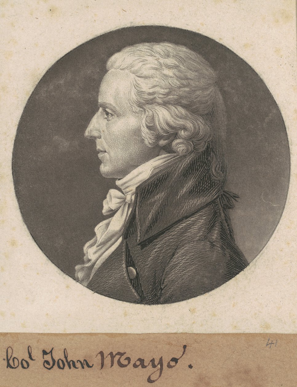 John Mayo II von Charles B. J. Févret de Saint Mémin