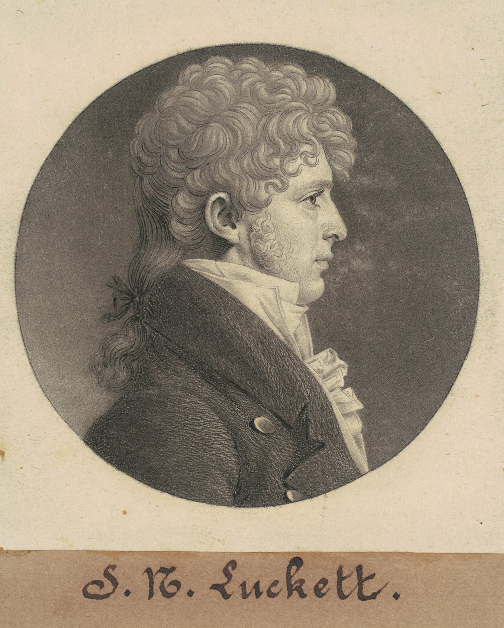 John Richards Triplett von Charles B. J. Févret de Saint Mémin