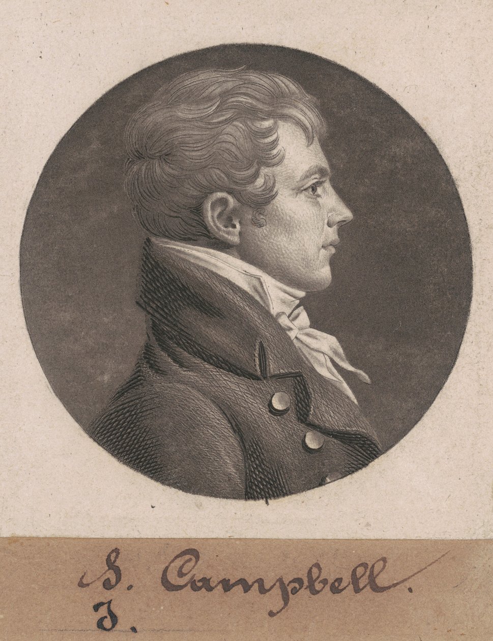 Levin Hicks Campbell von Charles B. J. Févret de Saint Mémin