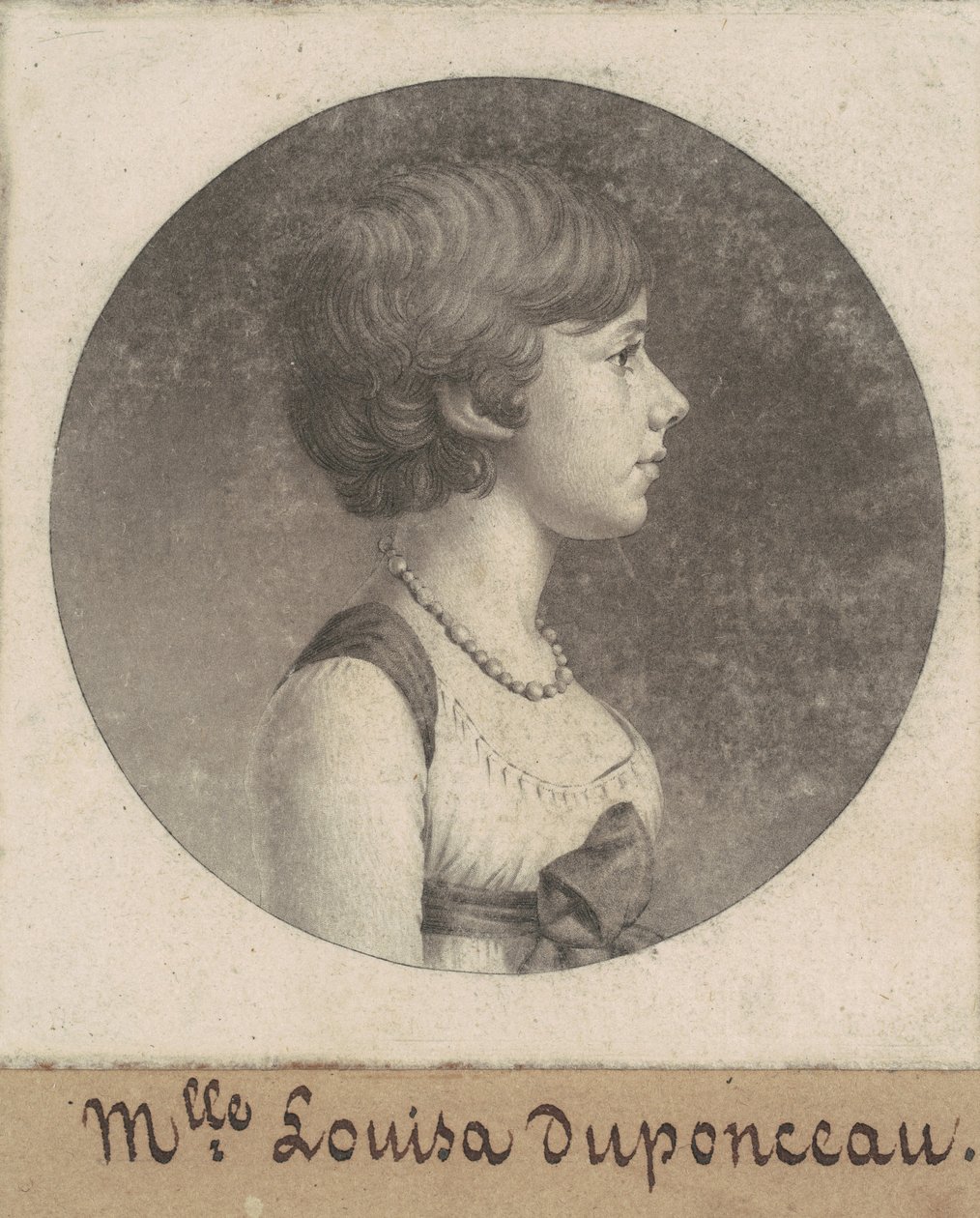 Louisa DuPonceau von Charles B. J. Févret de Saint Mémin