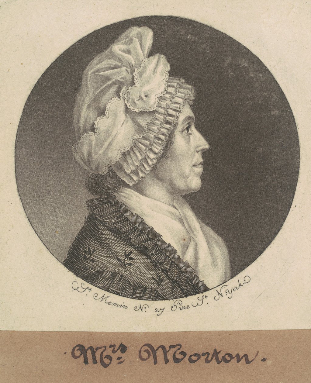 Maria Sophia Kemper Morton von Charles B. J. Févret de Saint Mémin