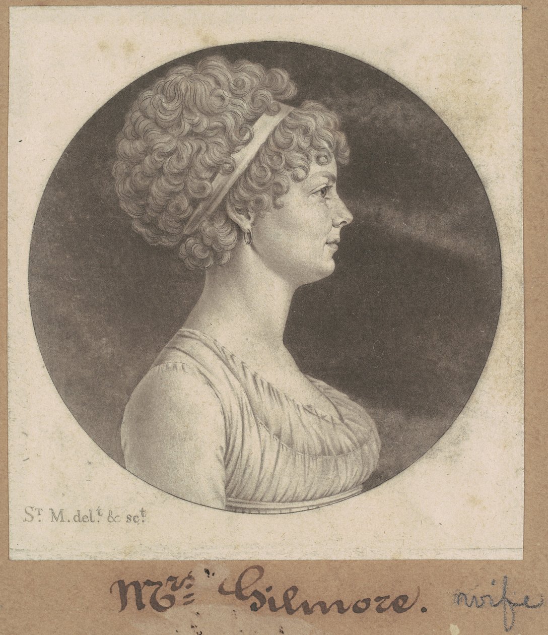 Mary Ann Smith Gilmor von Charles B. J. Févret de Saint Mémin