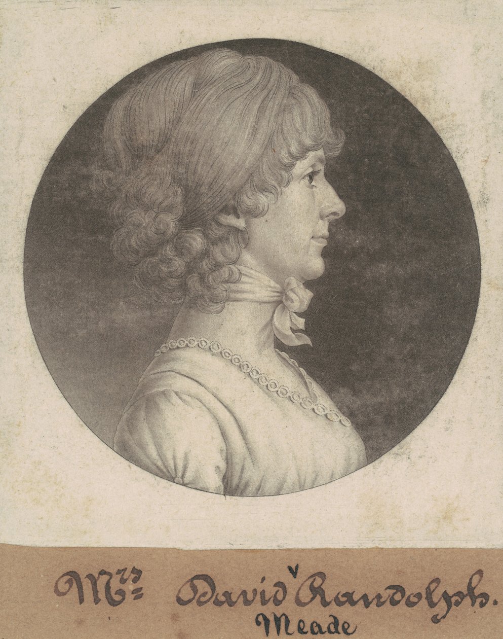 Mary Randolph Randolph von Charles B. J. Févret de Saint Mémin