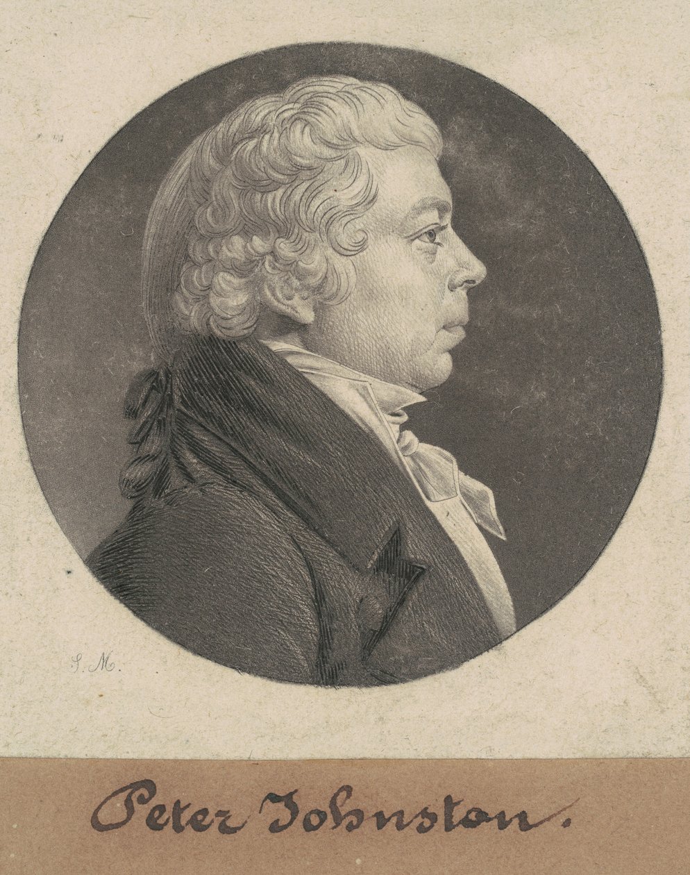 Peter Johnston, Jr. von Charles B. J. Févret de Saint Mémin