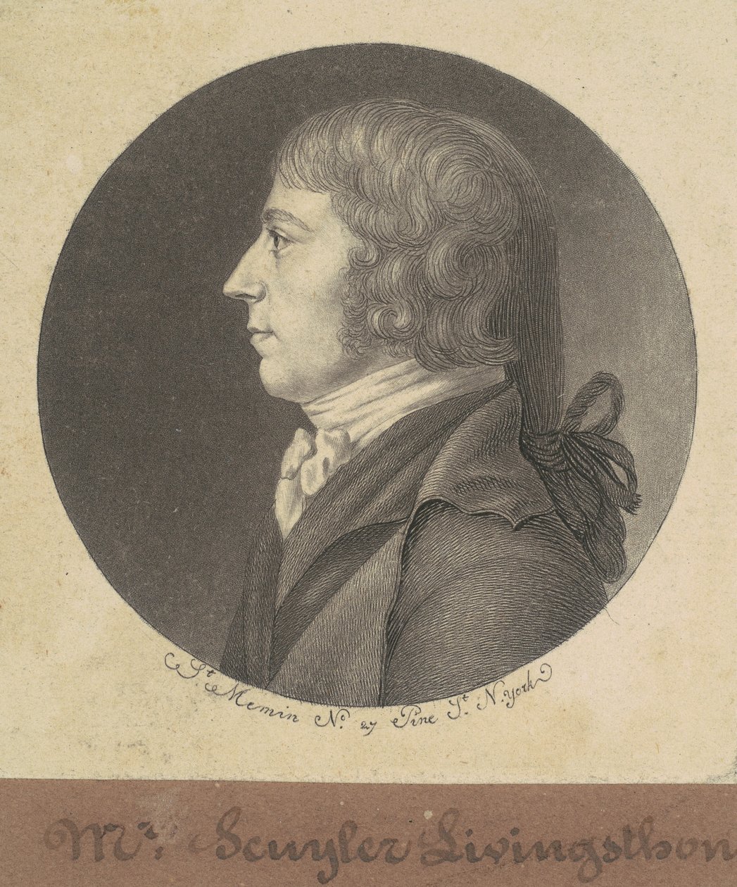Peter Schuyler Livingston von Charles B. J. Févret de Saint Mémin