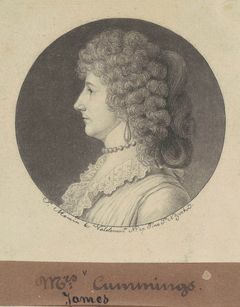 Phoebe Harisson Cuming von Charles B. J. Févret de Saint Mémin