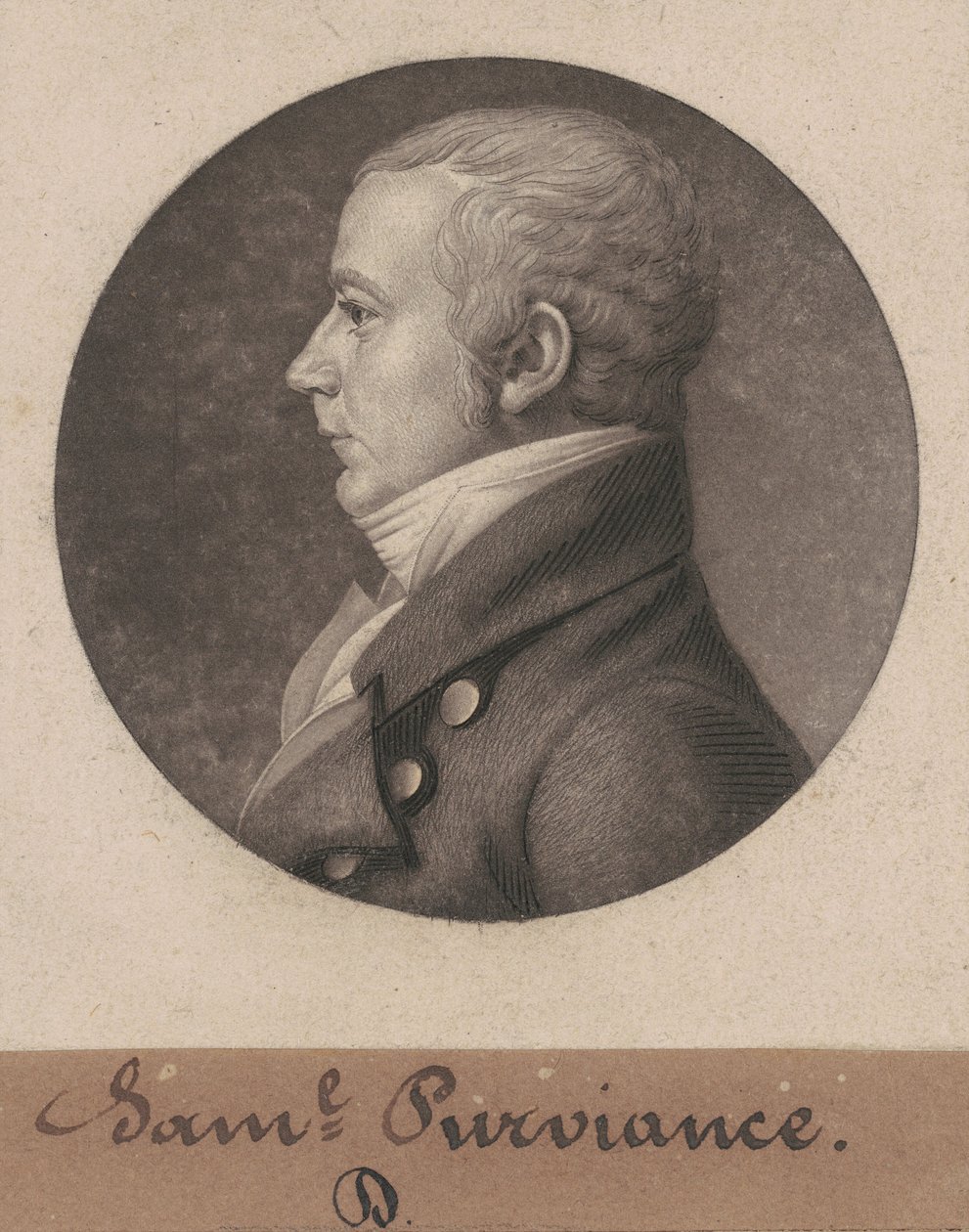 Samuel Dinsmore Purviance von Charles B. J. Févret de Saint Mémin