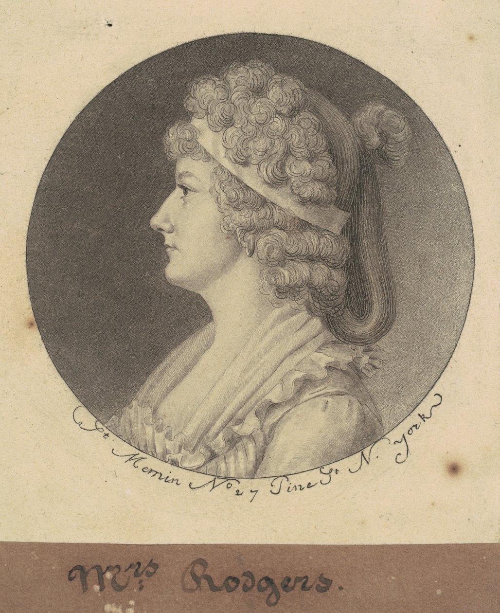 Sarah Elizabeth Rogers von Charles B. J. Févret de Saint Mémin