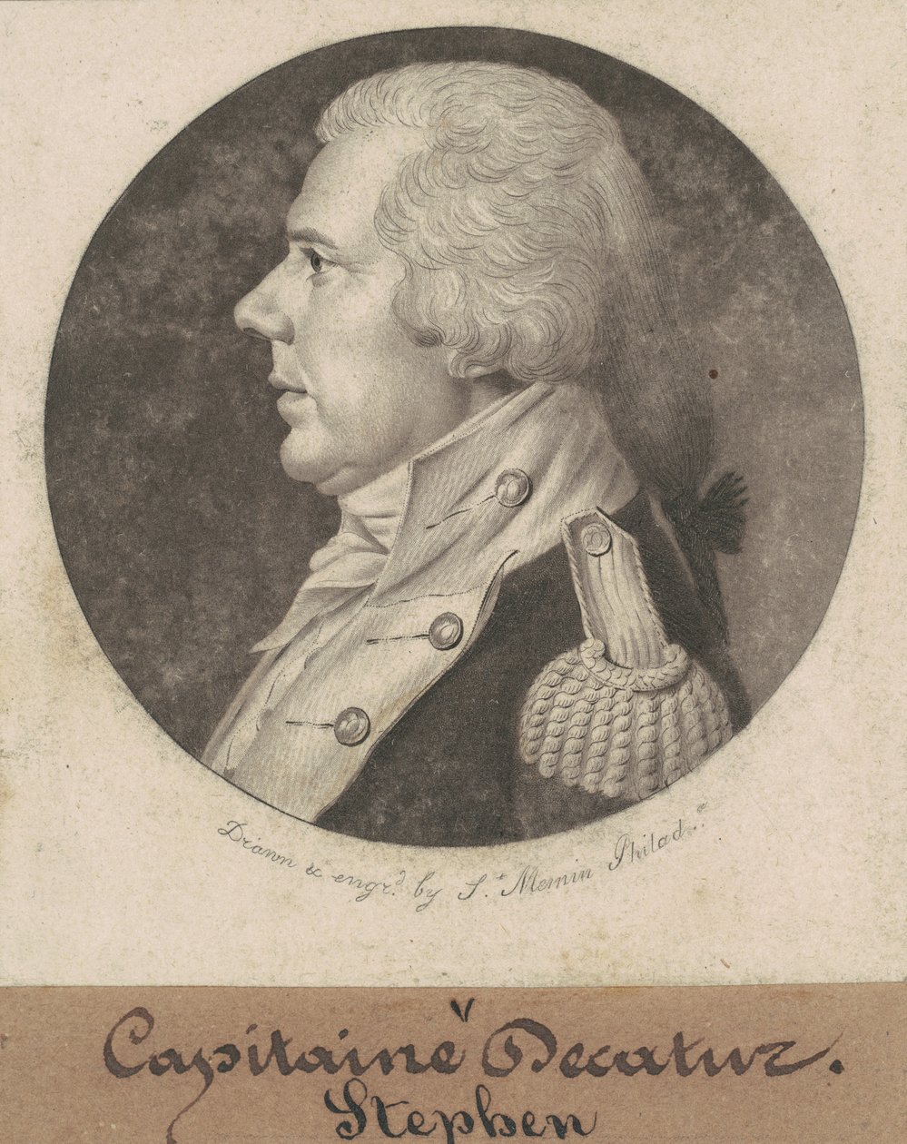 Stephen Decatur, Sr. von Charles B. J. Févret de Saint Mémin