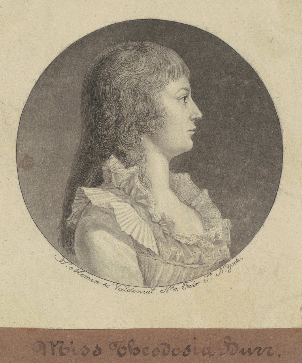 Theodosia Burr von Charles B. J. Févret de Saint Mémin
