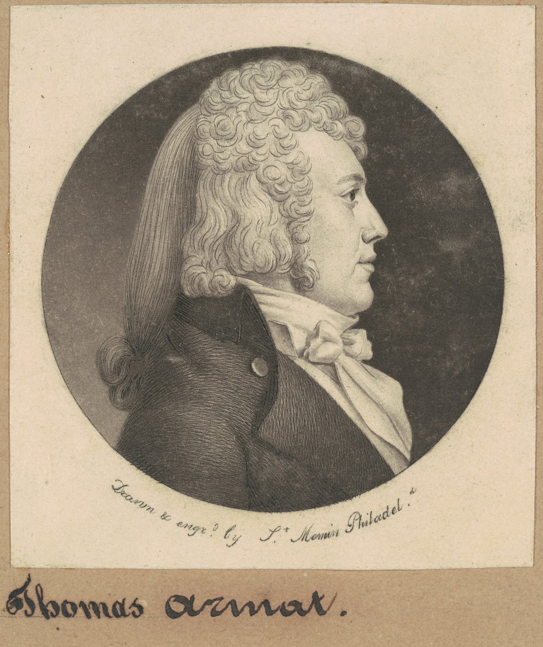 Thomas Wright Armat von Charles B. J. Févret de Saint Mémin