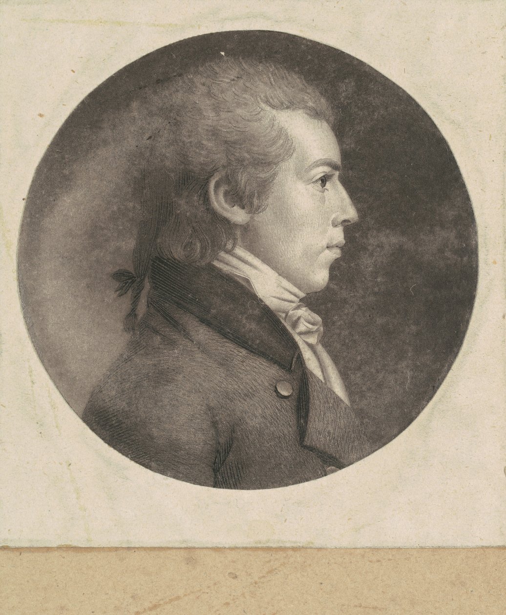 Unbekannter Mann von Charles B. J. Févret de Saint Mémin