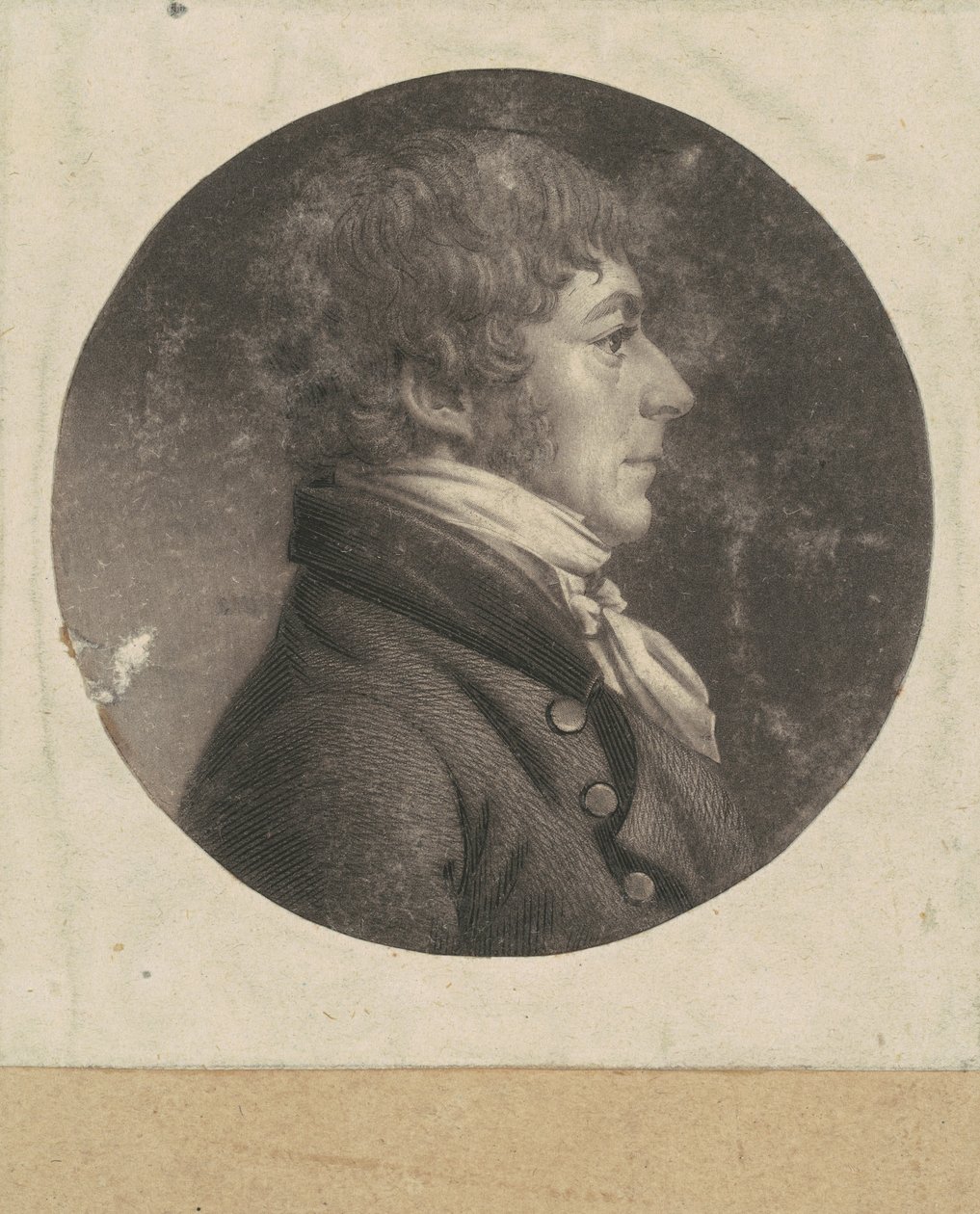 Unbekannter Mann von Charles B. J. Févret de Saint Mémin