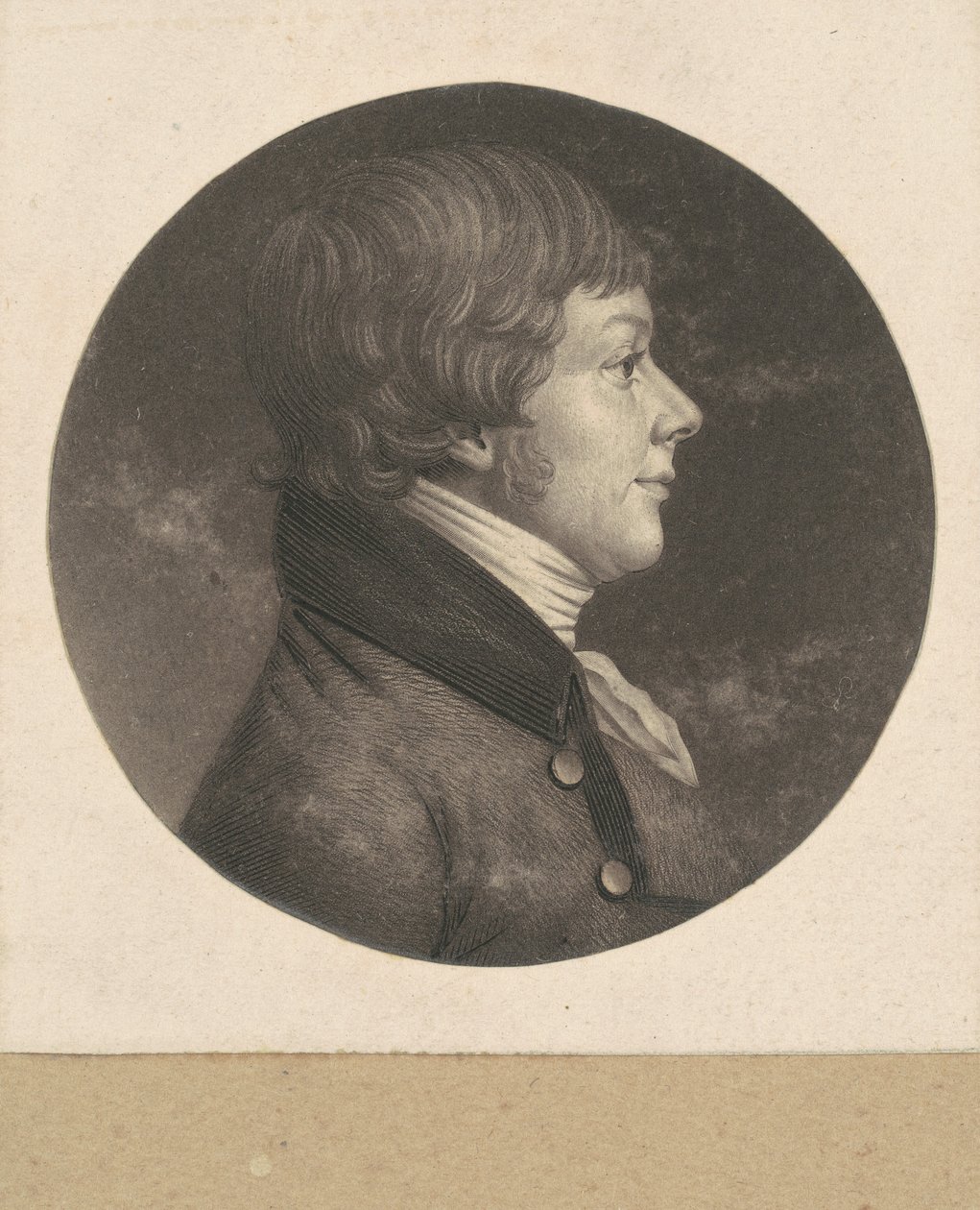 Unbekannter Mann von Charles B. J. Févret de Saint Mémin