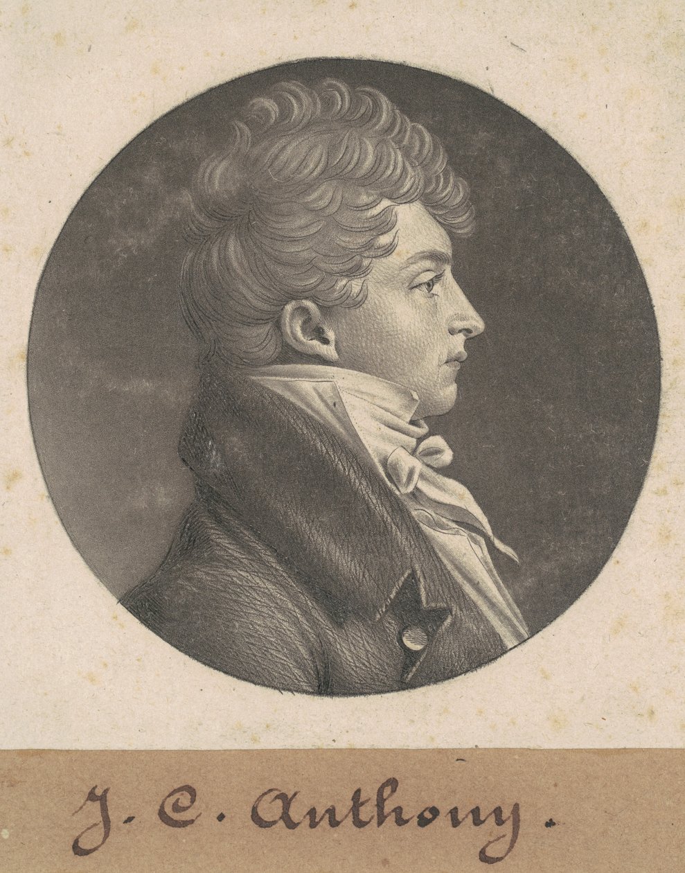 Unbekannter Mann von Charles B. J. Févret de Saint Mémin