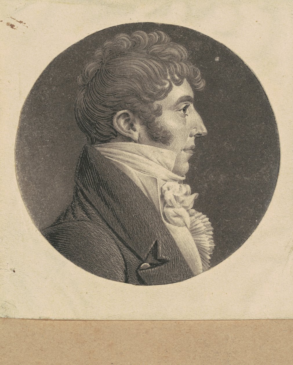 Unbekannter Mann von Charles B. J. Févret de Saint Mémin