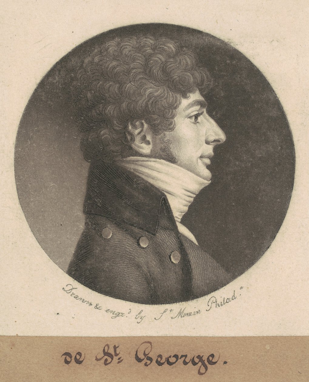 von St. Georg von Charles B. J. Févret de Saint Mémin