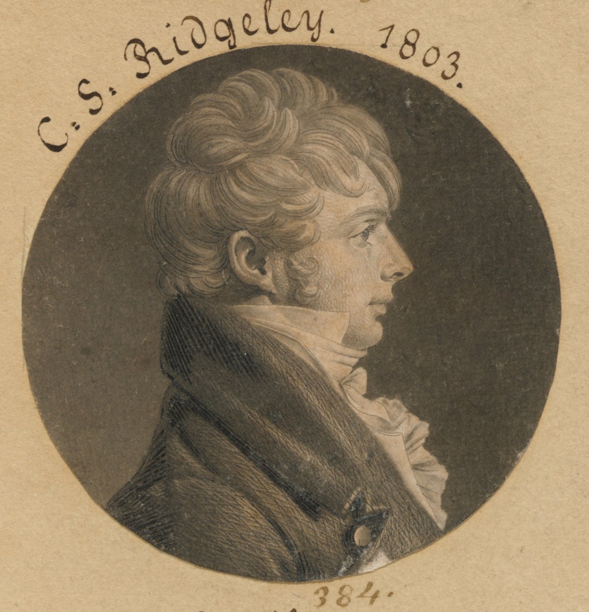 Charles Sterett Ridgely von Charles Balthazar Julien Févret de Saint-Mémin