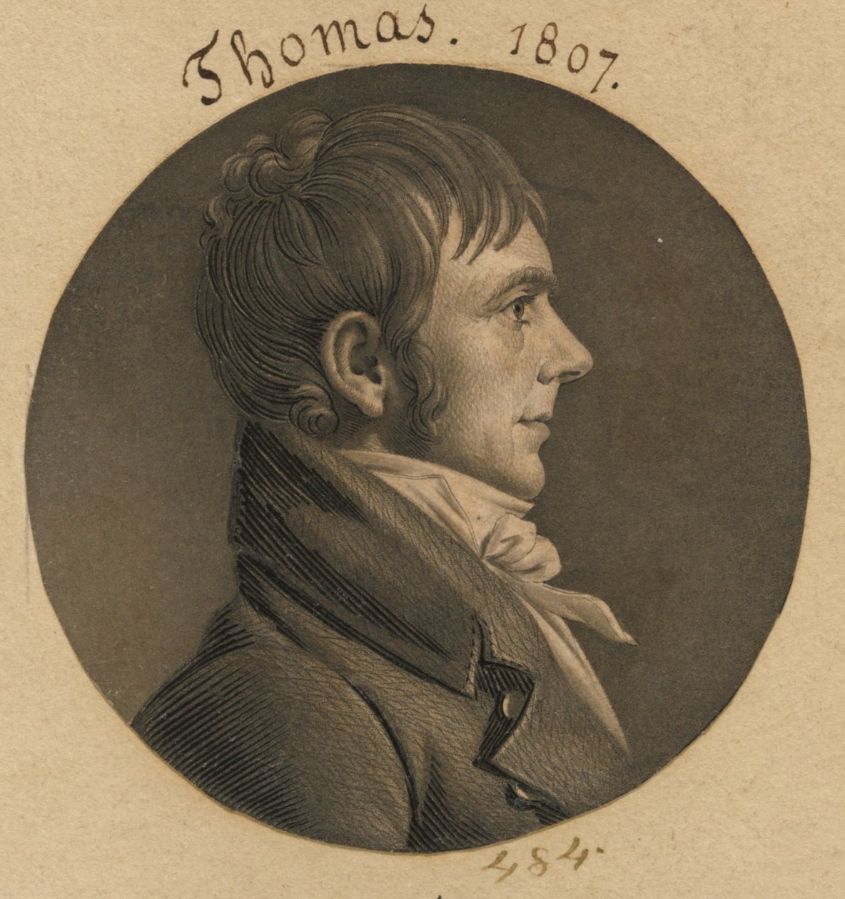David Thomas von Charles Balthazar Julien Févret de Saint-Mémin
