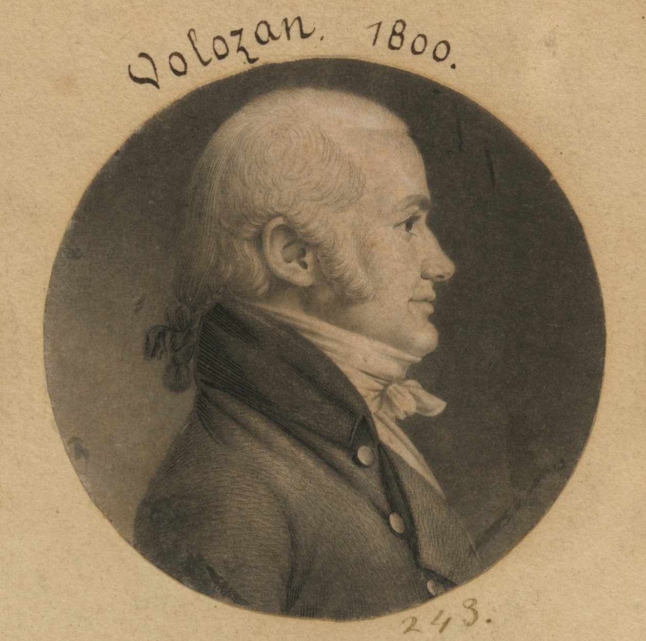 Denis A. Volozan von Charles Balthazar Julien Févret de Saint-Mémin