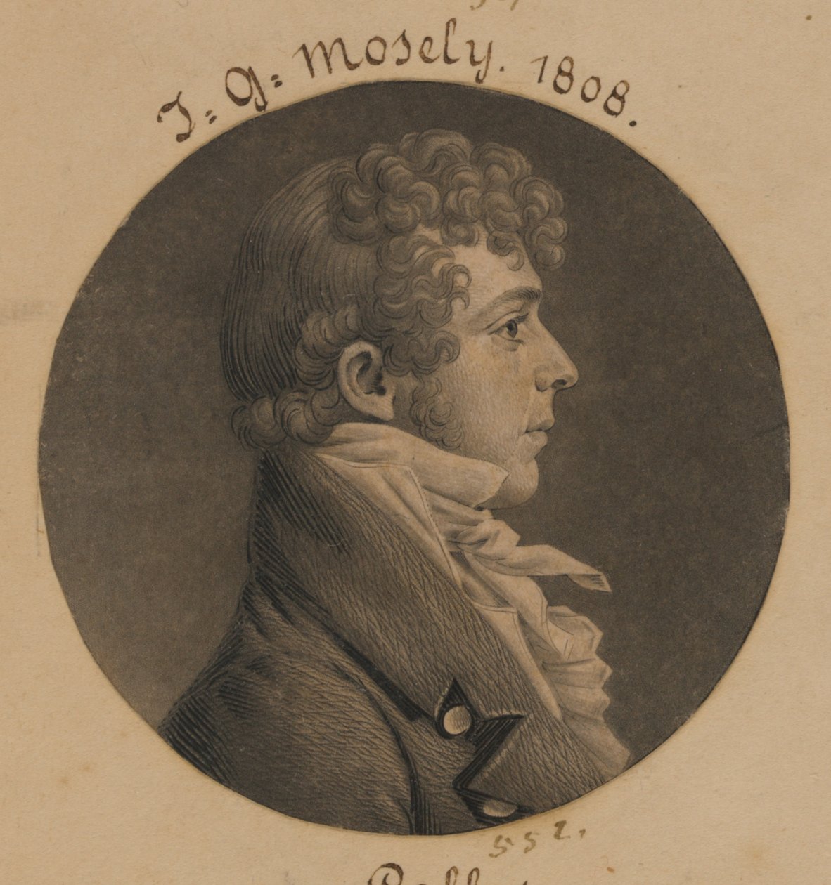 J. G. Mosely von Charles Balthazar Julien Févret de Saint-Mémin