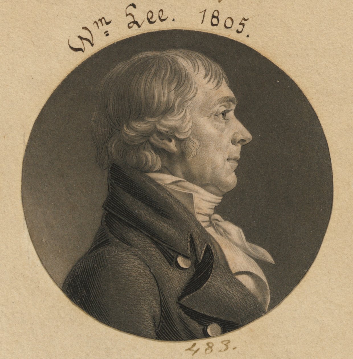 John S. Smith von Charles Balthazar Julien Févret de Saint-Mémin