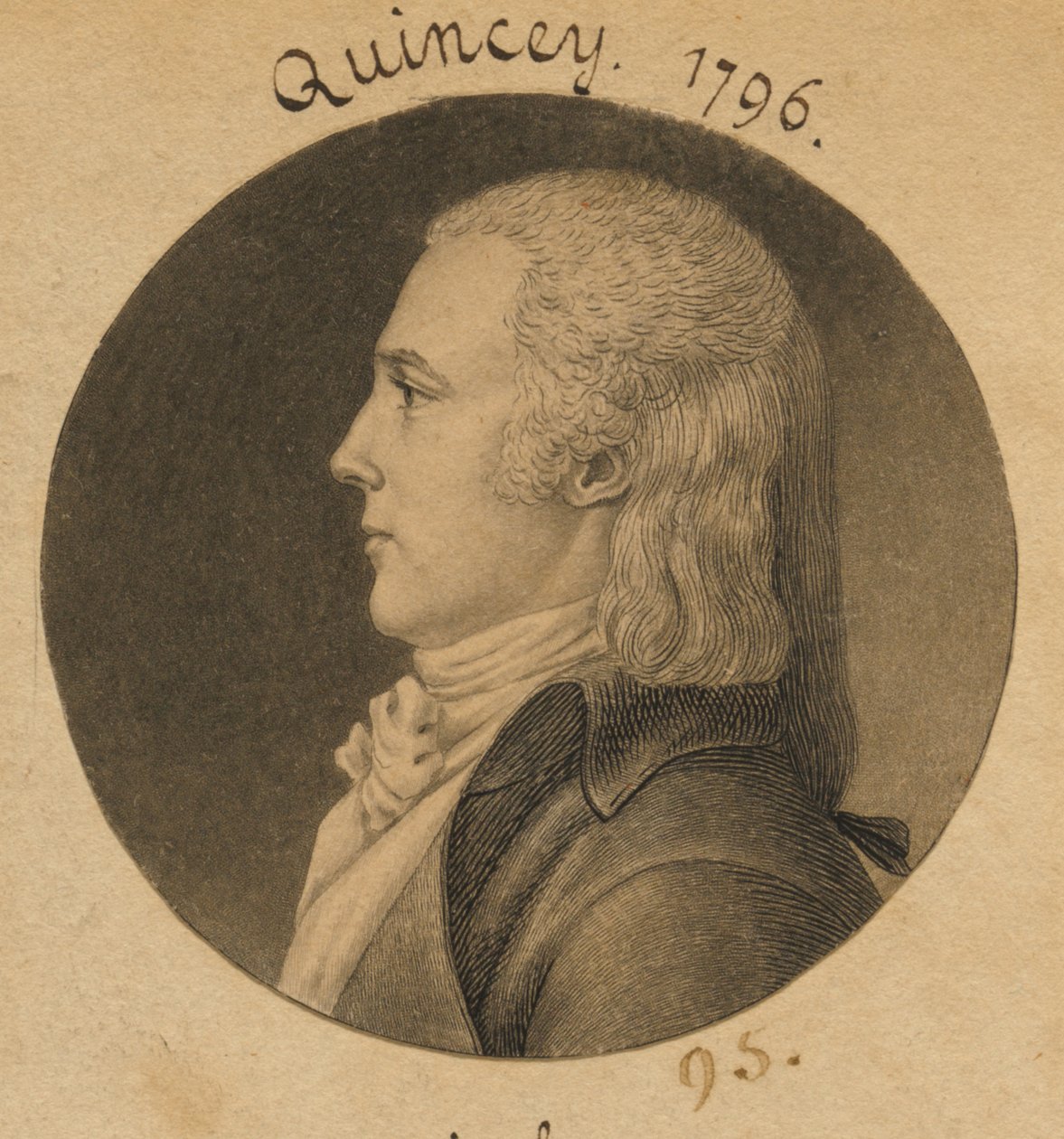 Josiah Quincy von Charles Balthazar Julien Févret de Saint-Mémin