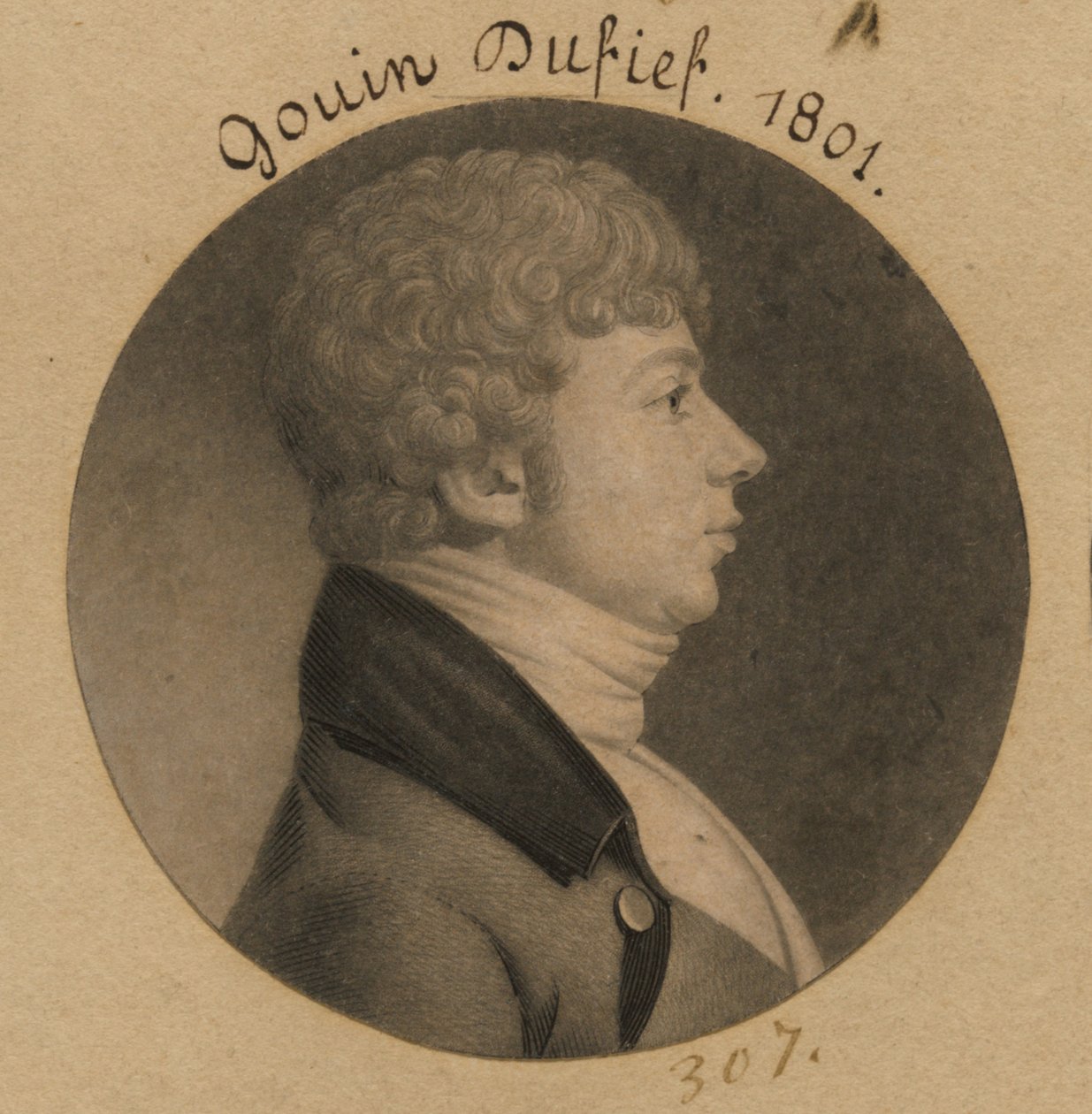 Nicholas Gouin Dufief von Charles Balthazar Julien Févret de Saint-Mémin