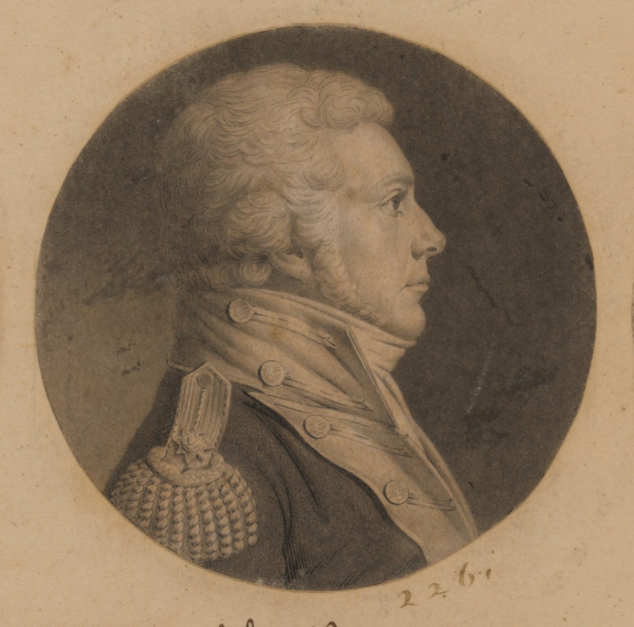 Unbekannter Mann von Charles Balthazar Julien Févret de Saint-Mémin