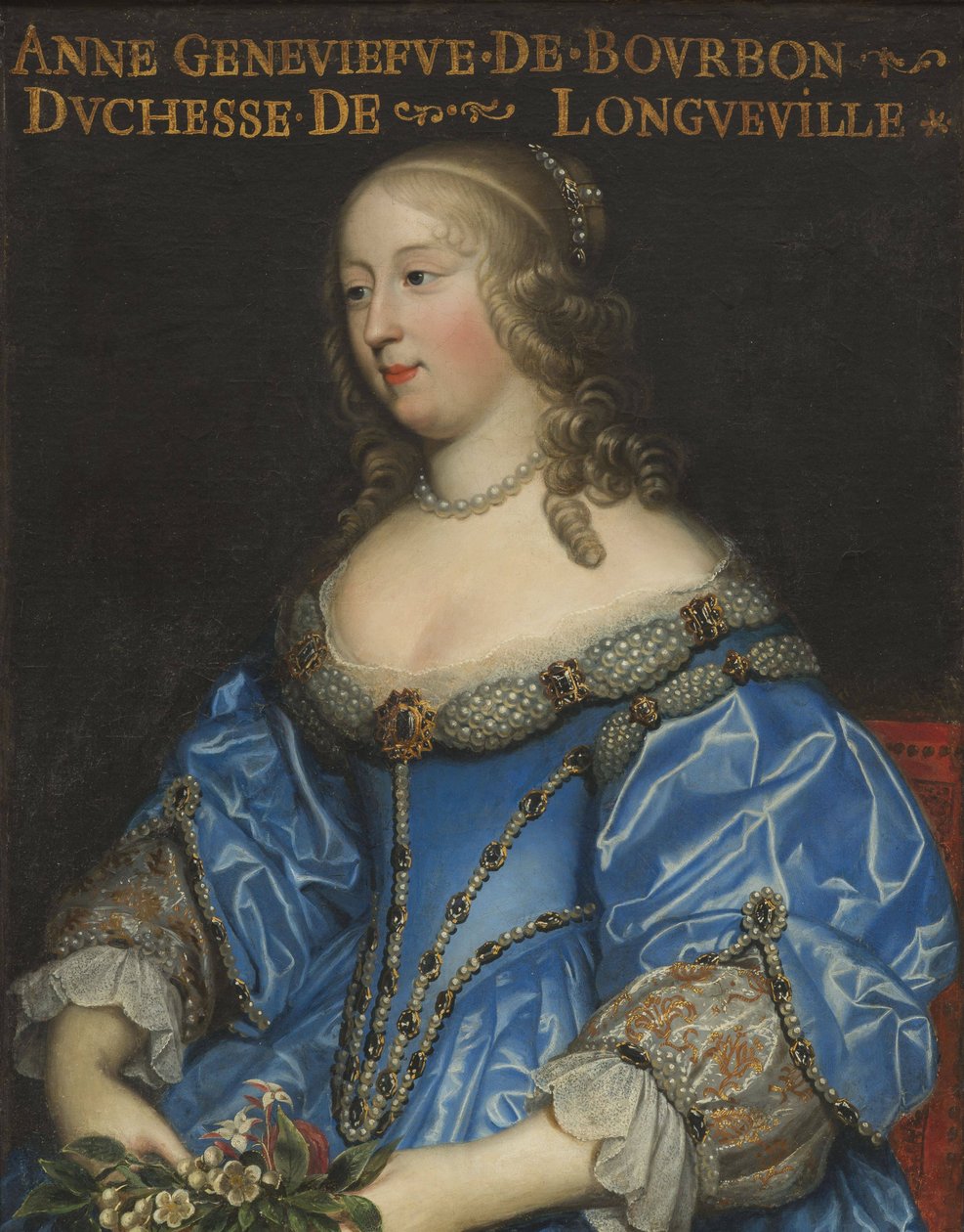 Anne-Geneviève de Bourbon-Condé 1619-1679, Herzogin von Longueville, Mitte des 17. Jahrhunderts von Charles Beaubrun