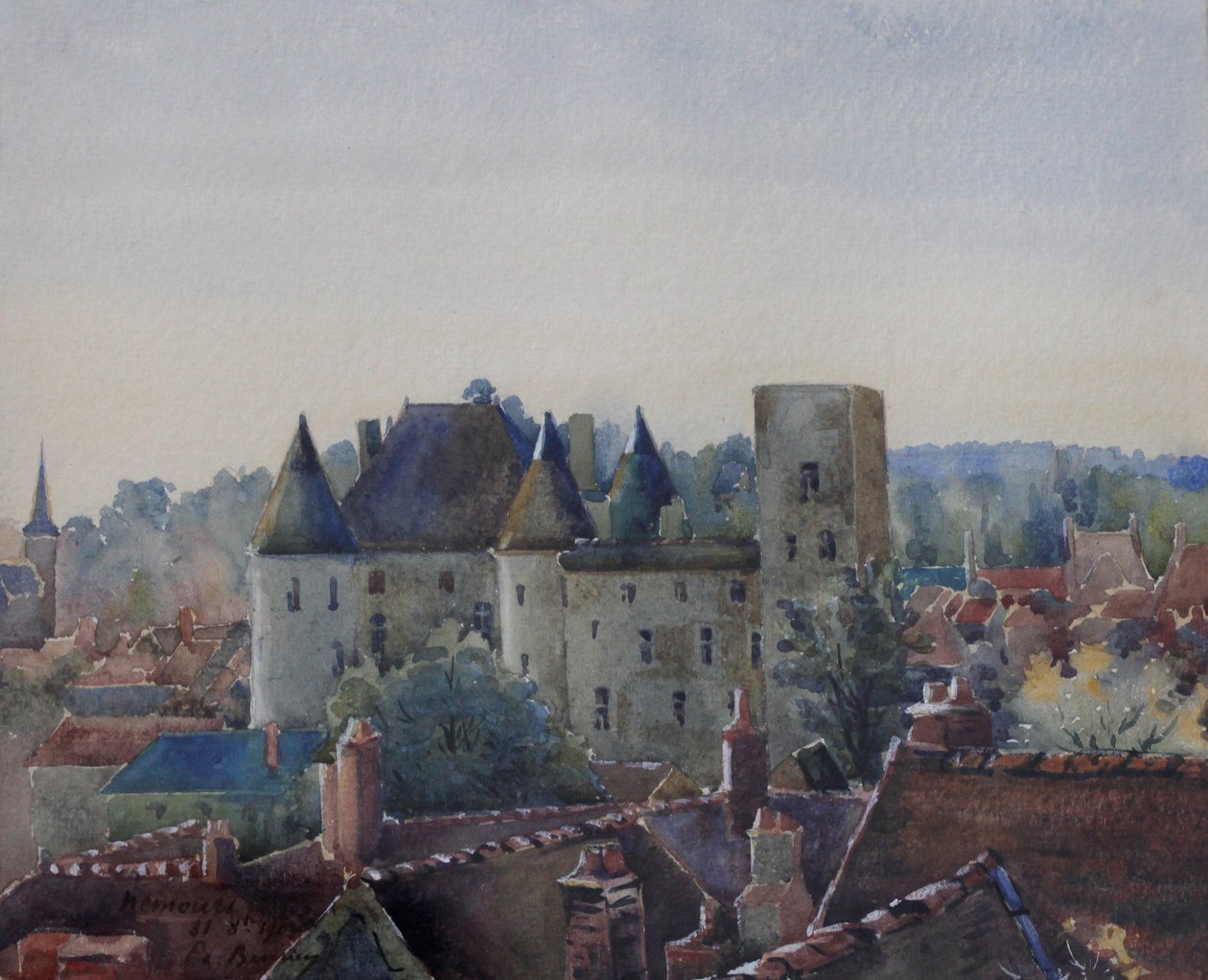 Schloss von Nemours, ca. 1904 von Charles Bernier