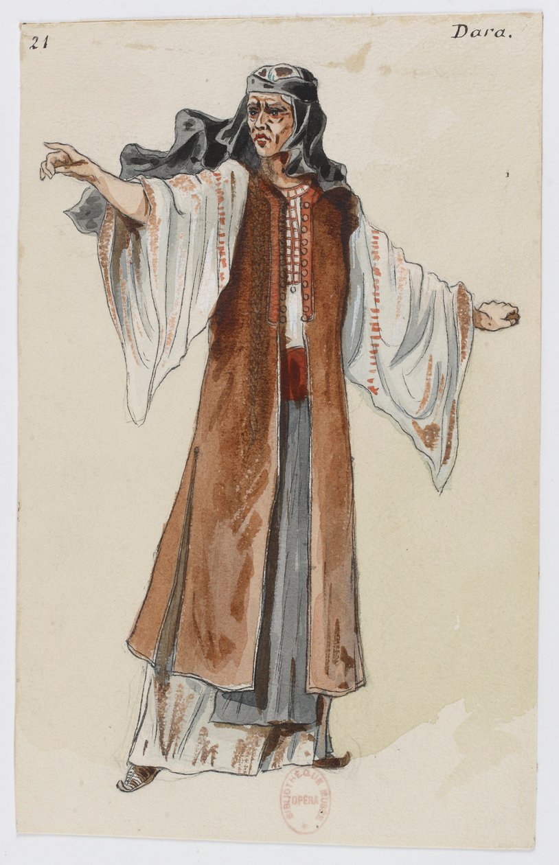 Holmès - La montagne noire - Kostümentwürfe von Charles Bianchini - 21. Dara von Charles Bianchini