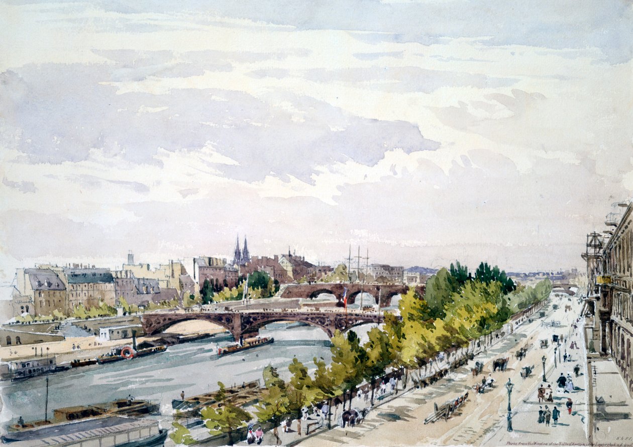 Paris, vom Fenster des Salle d