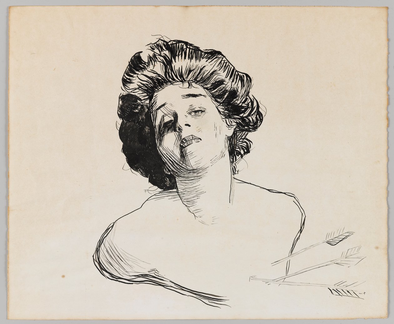 Porträt eines Mädchens von Charles Dana Gibson