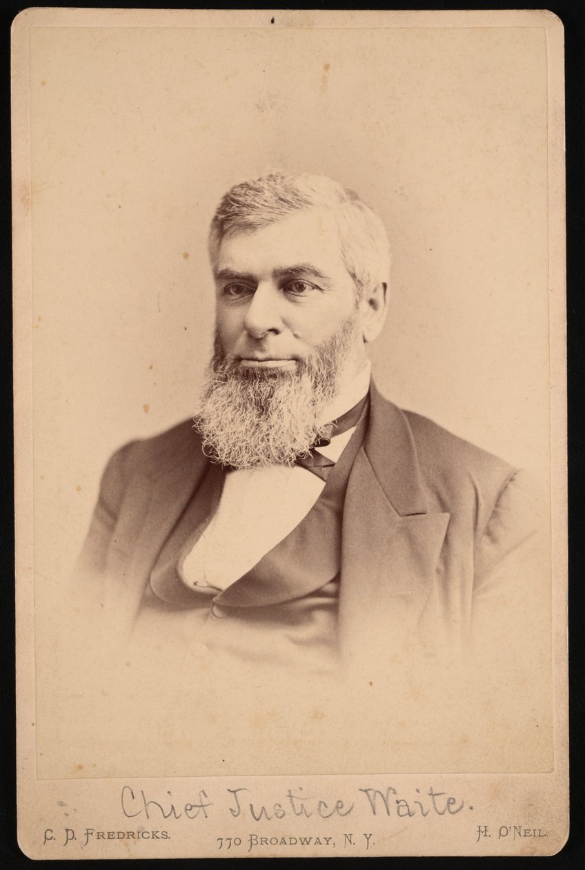 Porträt von Morrison Remick Mott Waite von Charles De Forest Fredricks