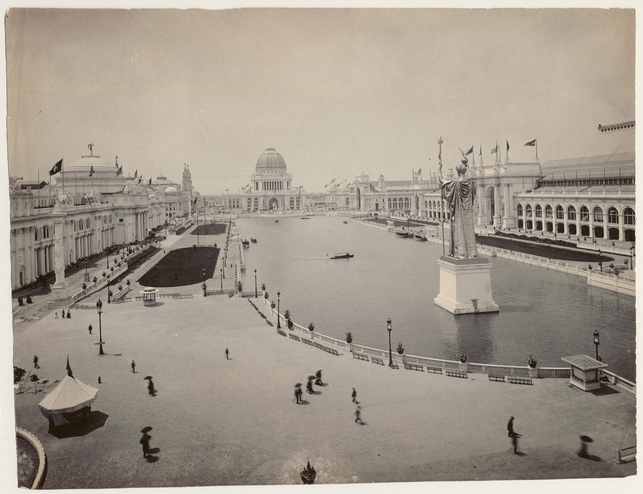 Ehrenhof auf der Weltausstellung in Chicago, 1893 von Charles Dudley Arnold
