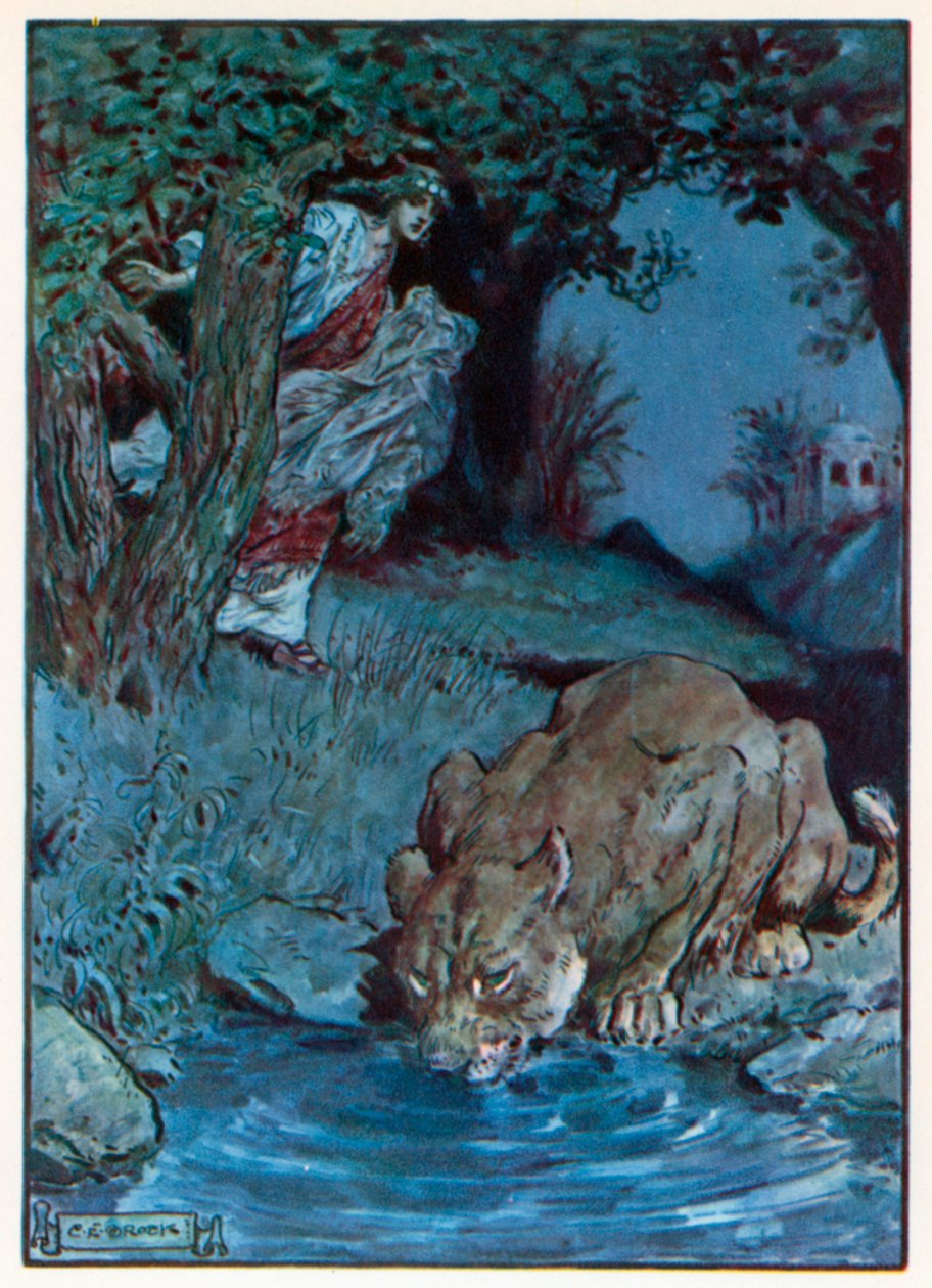 Ein unwillkommenes Geschöpf von Charles Edmund (after) Brock