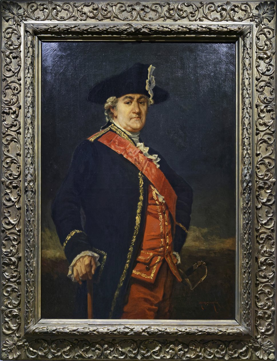 Jean Baptiste Donatien de Vimeur, ca. 1850-95 von Charles Edouard Armand Dumaresq