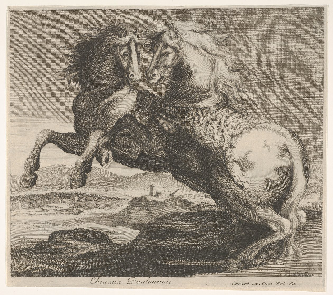 Chevaux Poulonnois von Charles Errard le fils