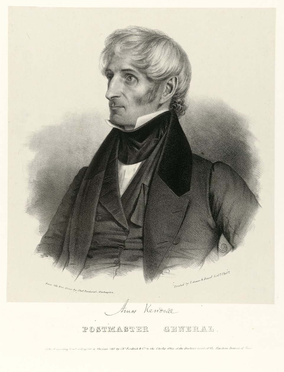 Amos Kendall von Charles Fenderich