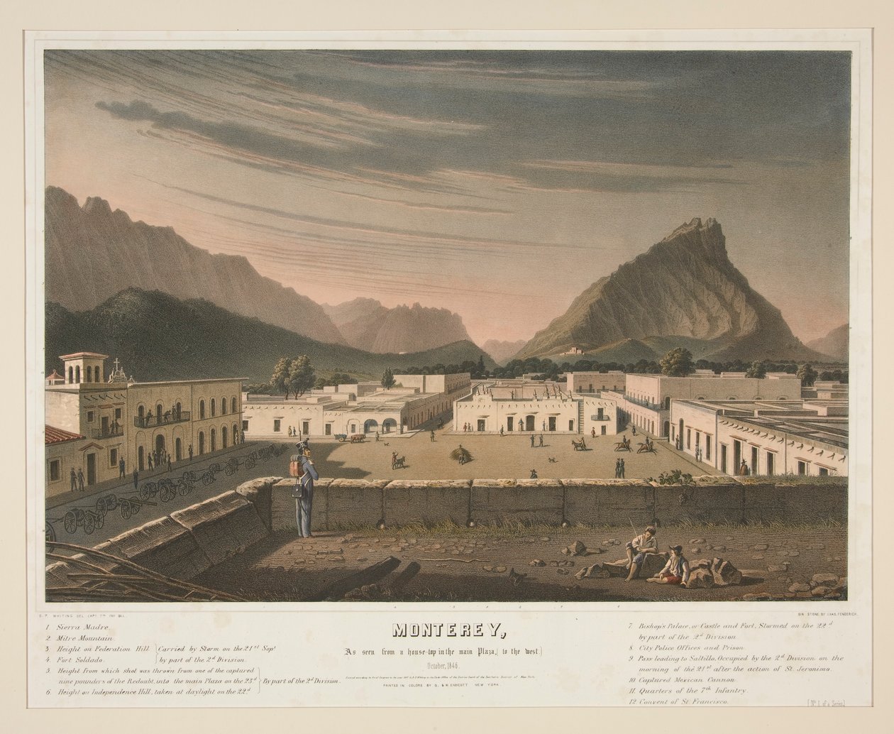 Monterey (vom Dach im Platz gesehen) von Charles Fenderich