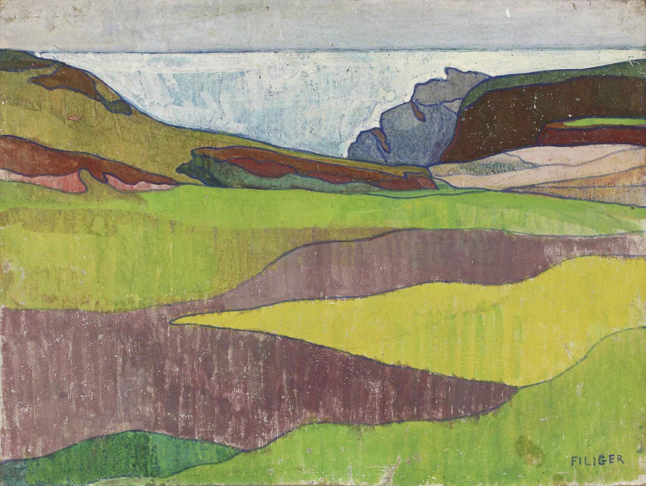 Paysage rocheux, Le Pouldu, ca. 1891 von Charles Filiger