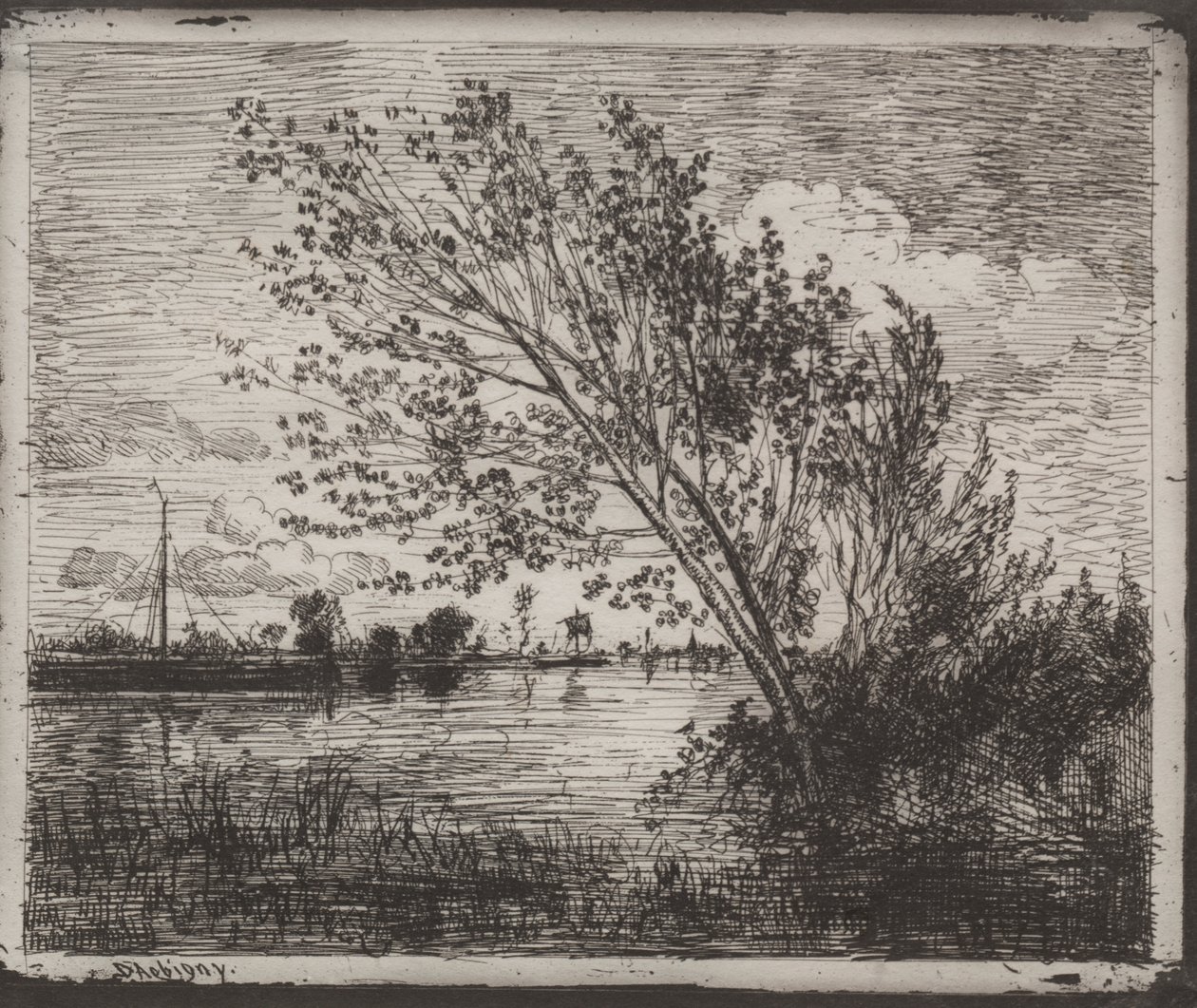 Ein Haufen Erlen von Charles Francois Daubigny