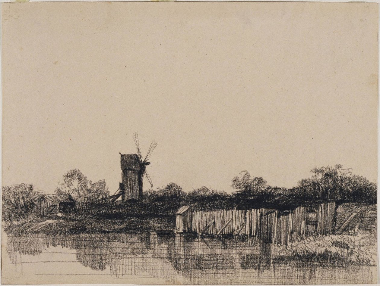 Szene in Holland von Charles Francois Daubigny