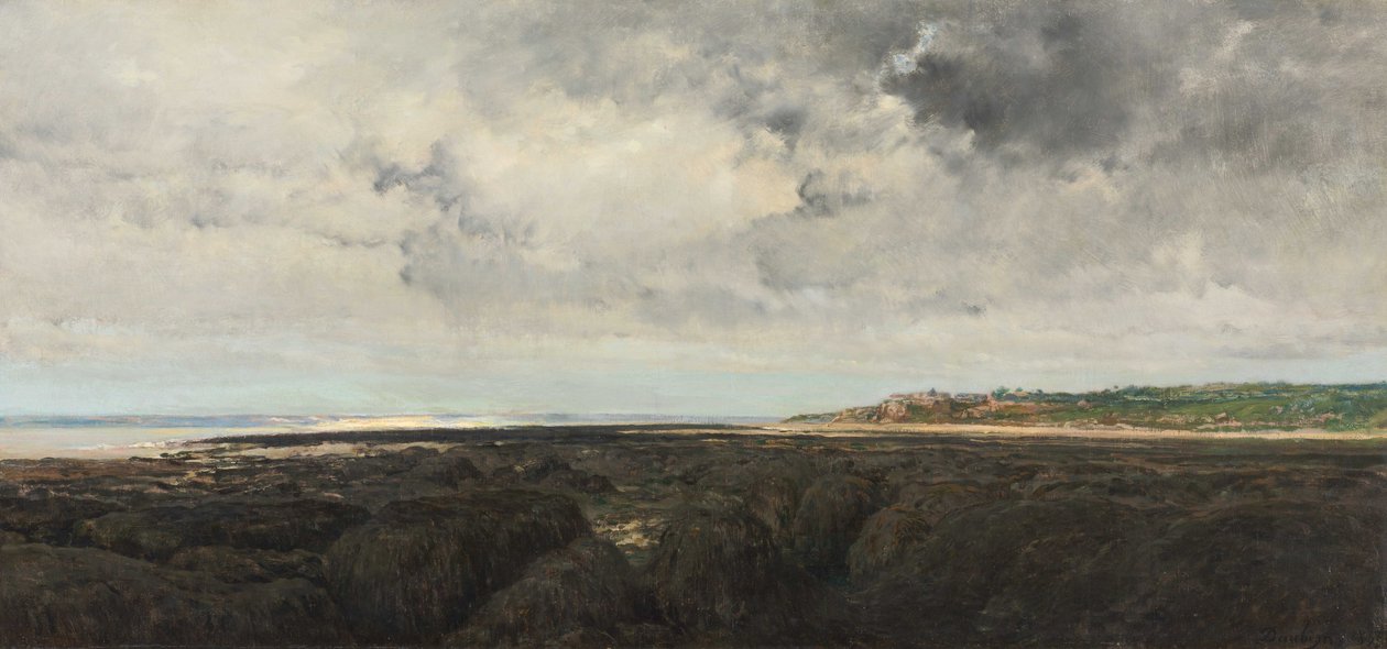 Villerville vom Le Ratier aus gesehen von Charles Francois Daubigny