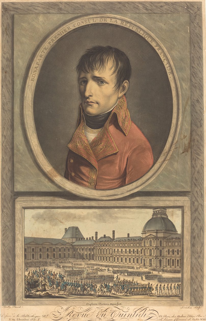 Bonaparte Erster Konsul der Französischen Republik von Charles Francois Gabriel Levachez