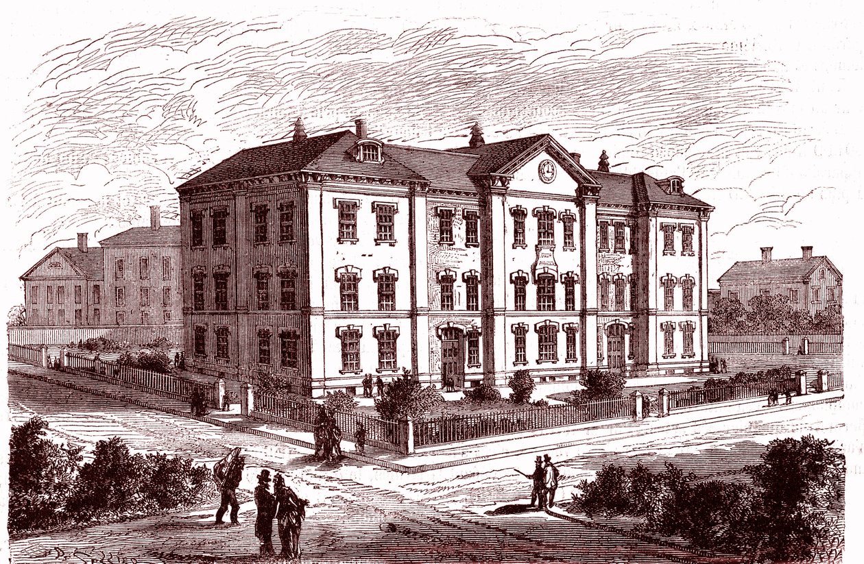 Prescott-Schule in Boston von Charles Francois Sellier