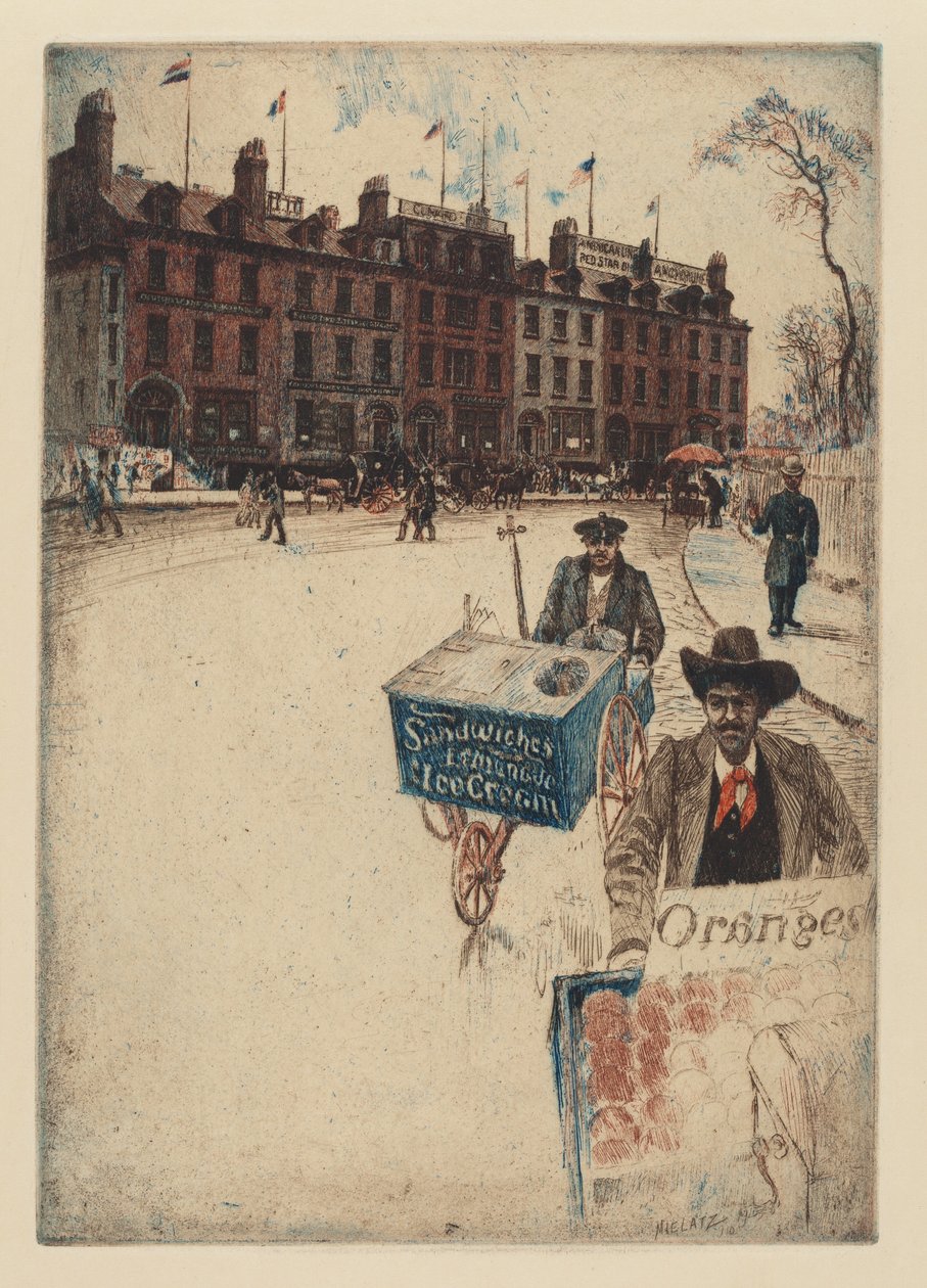 Bowling Green, 1910 von Charles Frederick William Mielatz