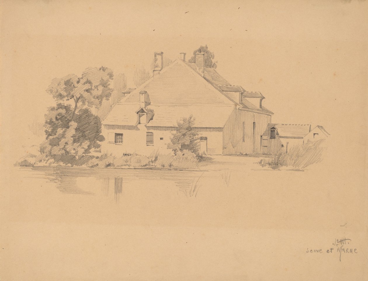 Seine und Marne von Charles Frederick William Mielatz