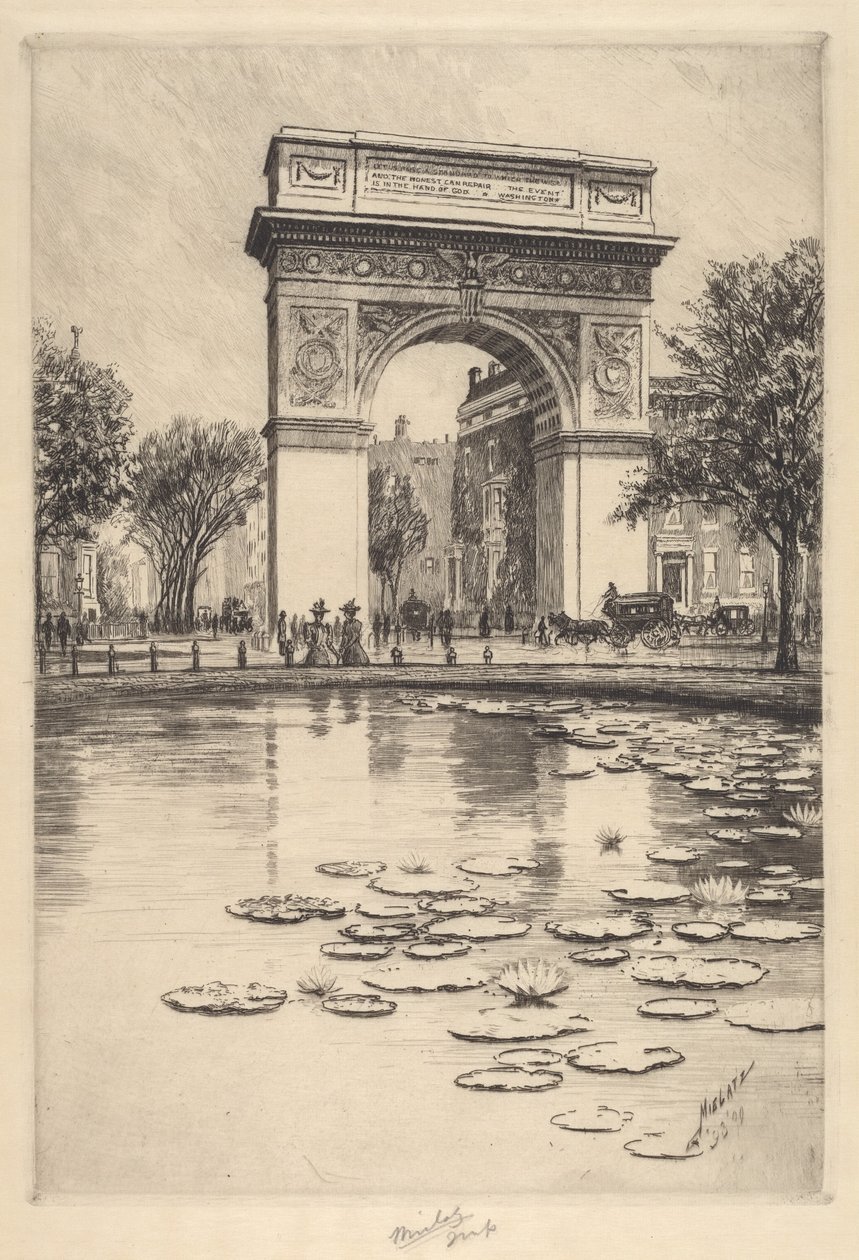 Washington Arch, 1909 von Charles Frederick William Mielatz